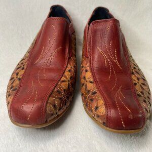 Pikolinos Romana Women's Leather Floral Slip-On Shoe Size 37